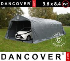 Shelter PRO 3.6x8.4x2.68 m PVC, with ground cover, Grey
