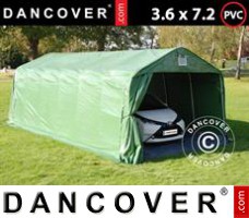Shelter PRO 3.6x7.2x2.68 m PVC, with ground cover, Green/Grey