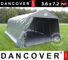 Shelter PRO 3.6x7.2x2.68 m PVC, with ground cover, Grey