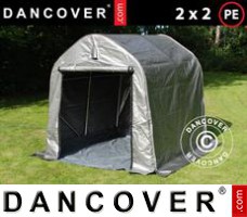 Shelter PRO 2x2x2 m PE, with ground cover, Grey
