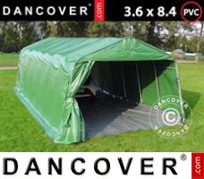 Shelter PRO 3.6x8.4x2.68 m PVC, with ground cover, Green/Grey
