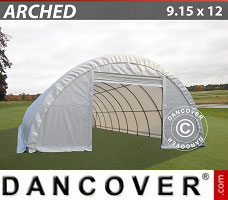 Shelter 9.15x12x4.5 m PVC, White