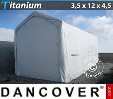 Shelter Titanium 3.5x12x3.5x4.5 m, White