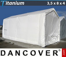 Shelter Titanium 3.5x8x3x4 m, White