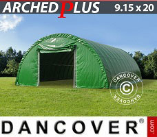 Shelter 9.15x20x4.5 m PVC, Green